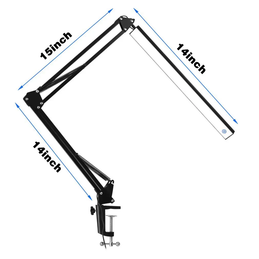 Aluminum Alloy Folding Clip-on USB LED Table Lamp Long Arm Touch Control Dimmable Desk Lamp Eye Protection Table Light
Aluminum Alloy Folding Clip-on USB LED Table Lamp Long Arm Touch Control Dimmable Desk Lamp Eye Protection Table Light