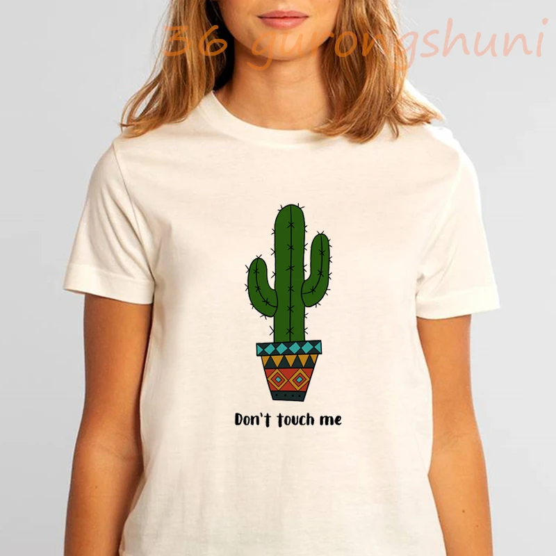 2020 new Summer t shirt women cute cactus tshirt female white Potted plant pot cactus print tops tees femme flowers short sleeve
2020 new Summer t shirt women cute cactus tshirt female white Potted plant pot cactus print tops tees femme flowers short sleeve