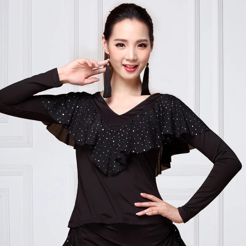 H2654 Women Latin Dance Top Female Square Dance Spring Clothes Girls New Style Professional Competition Performance Clothing
H2654 Women Latin Dance Top Female Square Dance Spring Clothes Girls New Style Professional Competition Performance Clothing