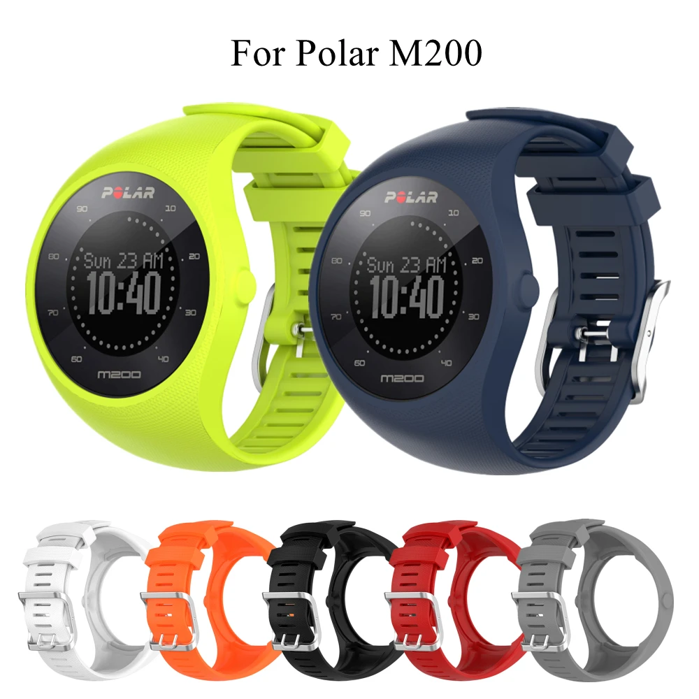 Silicone Wristband Strap for Polar M200 Smart Watch Watchband Bracelet Sports Strap Replacement for PolarM200 GPS Band With tool
Silicone Wristband Strap for Polar M200 Smart Watch Watchband Bracelet Sports Strap Replacement for PolarM200 GPS Band With tool