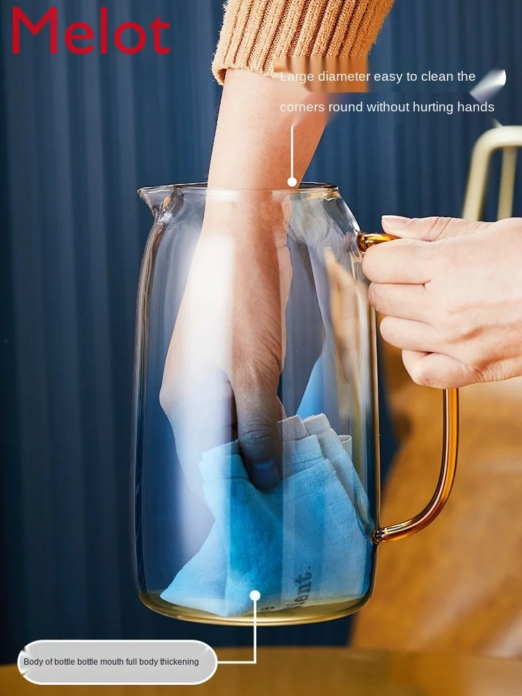 Nabar Cold Water Cup Set Living Room Home Cool Boiled Water Jug Heat Resistant Cold Water Jug Glass Creative
Nabar Cold Water Cup Set Living Room Home Cool Boiled Water Jug Heat Resistant Cold Water Jug Glass Creative