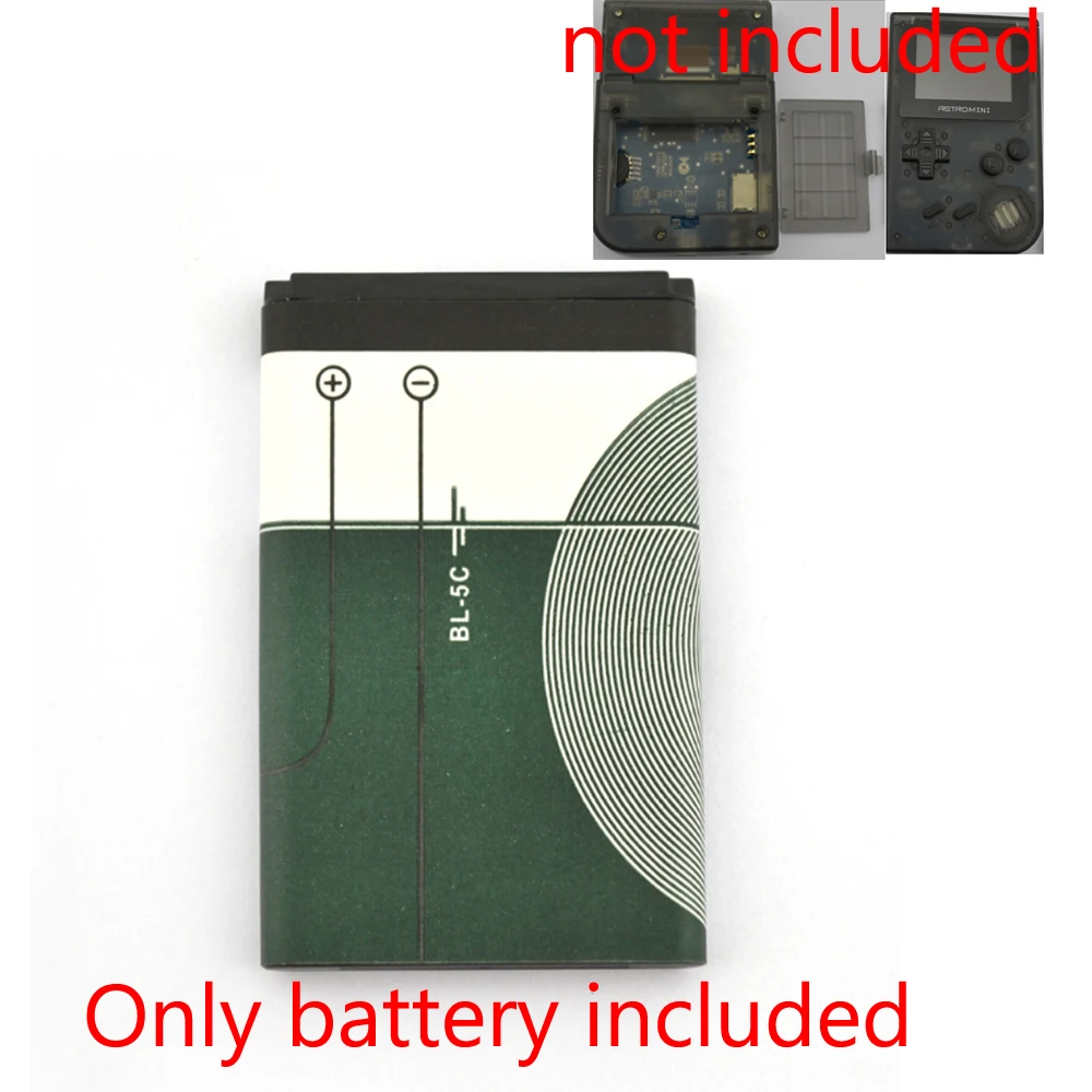 100 pcs Rechargeable 3.7V 1020mAh Li-ion Power Pack for Retro mini game console for Portable Mini Handheld Game Players 
100 pcs Rechargeable 3.7V 1020mAh Li-ion Power Pack for Retro mini game console for Portable Mini Handheld Game Players