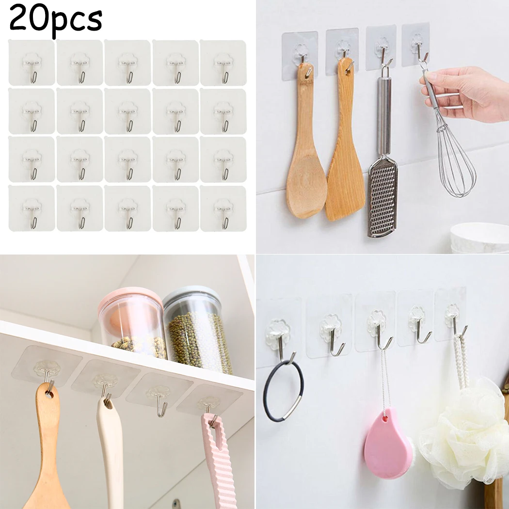 20pcs Strong Transparent Suction Cup Sucker Wall-mounted Hooks Hanger Self Adhesive Hooks Seamless Wall Kitchen Bathroom Hook
20pcs Strong Transparent Suction Cup Sucker Wall-mounted Hooks Hanger Self Adhesive Hooks Seamless Wall Kitchen Bathroom Hook