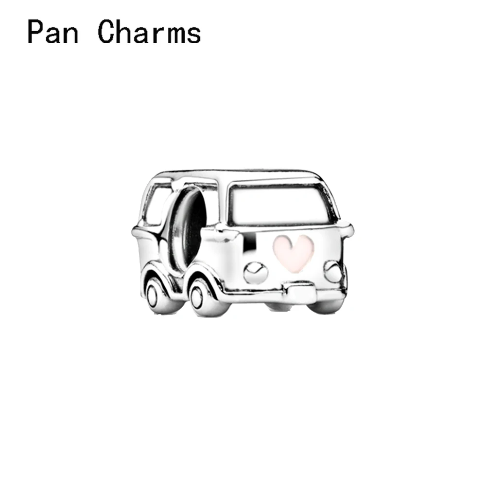 New Original 30% Silver Bus Car Dangle Charm Pink Enamel Heart Beads Fit Bracelet Bangle DIY Women Jewelry 2021
New Original 30% Silver Bus Car Dangle Charm Pink Enamel Heart Beads Fit Bracelet Bangle DIY Women Jewelry 2021
