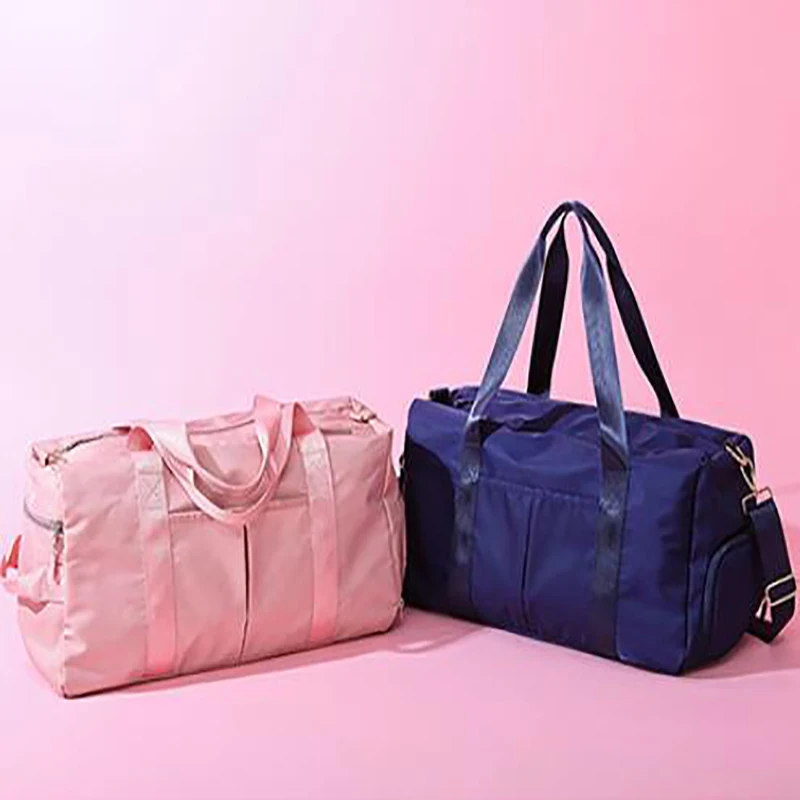 Outdoor Waterproof Nylon Sports Gym Bags Men Women Training Fitness Travel Handbag Yoga Mat Sport Bag with shoes Compartment
Outdoor Waterproof Nylon Sports Gym Bags Men Women Training Fitness Travel Handbag Yoga Mat Sport Bag with shoes Compartment