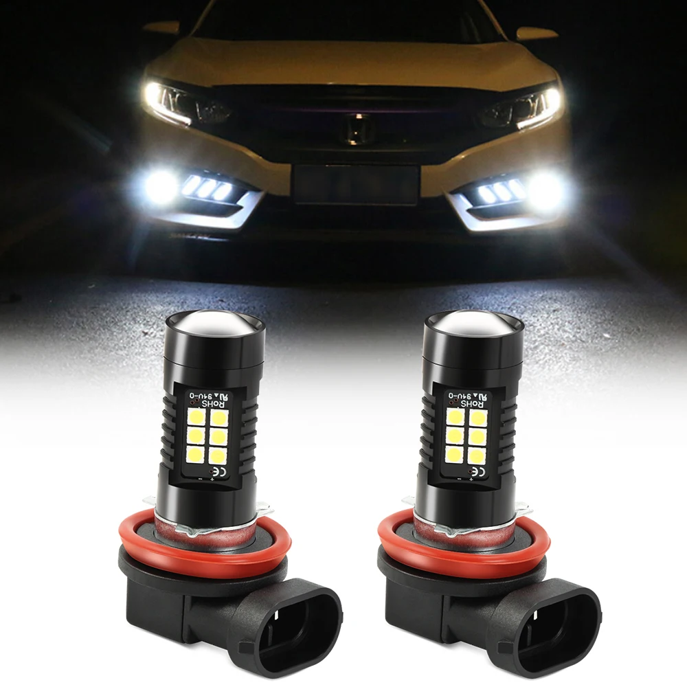 2 шт. H8 H11 светодиодные лампы для противотуманных фар Chevrolet Cruze Trax Aveo Lova Sail Epica Captiva