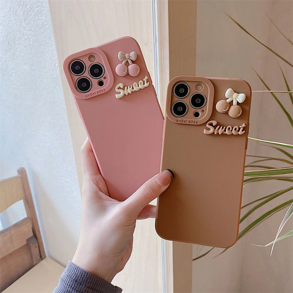 Sweet Cherry for Iphone 13 Anti-drop Mobile Phone Case Ultra-thin Doll Cute Mobile Phone Case Japanese and Korean Style 아이폰 케이스
Sweet Cherry for Iphone 13 Anti-drop Mobile Phone Case Ultra-thin Doll Cute Mobile Phone Case Japanese and Korean Style 아이폰 케이스