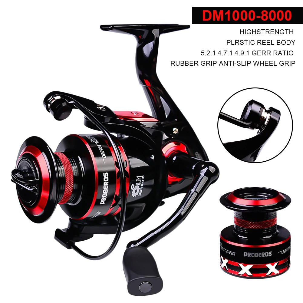 Spinning Fishing Reel 1000-8000 Fishing Reel Max Drag Gear Ratio Metal Spool Saltwater Freshwater Fishing Tackle Accessories
Spinning Fishing Reel 1000-8000 Fishing Reel Max Drag Gear Ratio Metal Spool Saltwater Freshwater Fishing Tackle Accessories