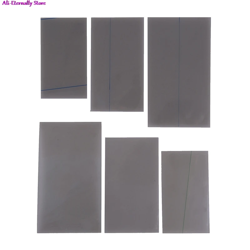 

6 Sizes LCD Polarizer Film Polarization Film Polarized Light Film For Apple For IP 6 Plus 5.5'' Inch