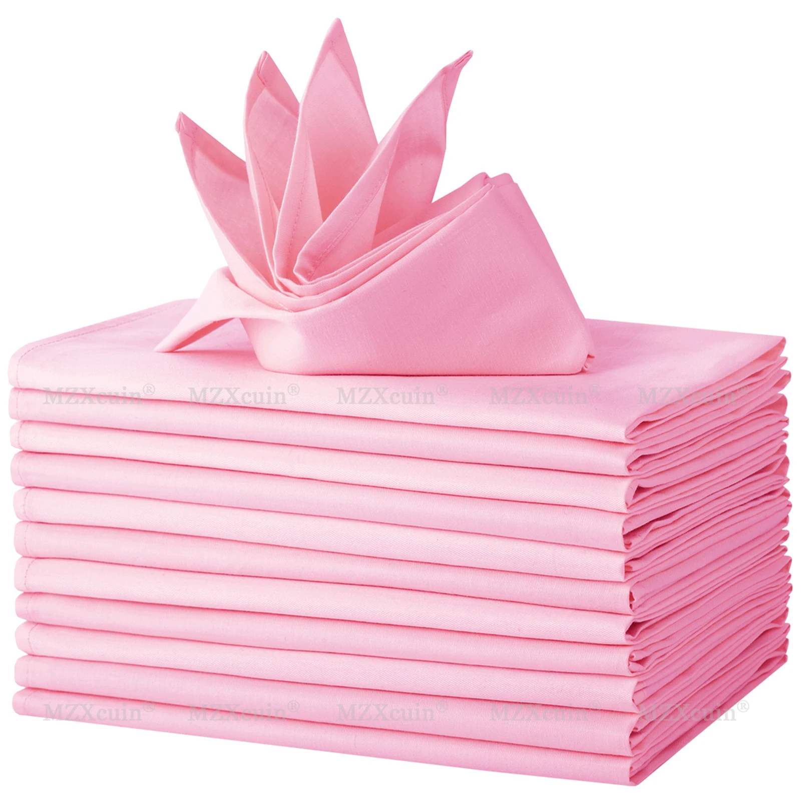 12Pcs Table Napkins Cloth Cotton Napkins for Party Napkins Wedding Napkins Table Napkin 46CM*46CM Pink
12Pcs Table Napkins Cloth Cotton Napkins for Party Napkins Wedding Napkins Table Napkin 46CM*46CM Pink