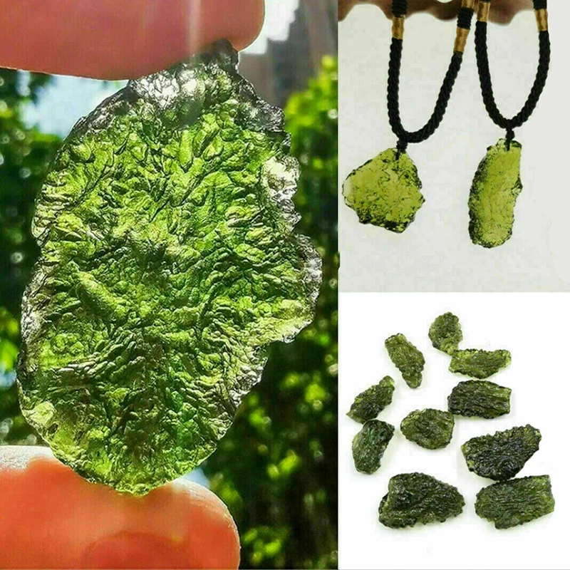 Green Natural Meteorite Stone Pendant Necklaces For Women Men Random Shape Crystal Pendant Rope Chain Fashion Jewelry Gifts
Green Natural Meteorite Stone Pendant Necklaces For Women Men Random Shape Crystal Pendant Rope Chain Fashion Jewelry Gifts