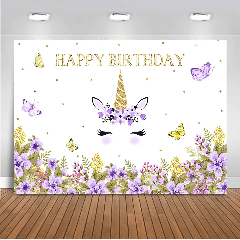 MOCSIKA Unicorn theme backdrop for photography happy birthday photo background spring flower backdrops studio printed 518
MOCSIKA Unicorn theme backdrop for photography happy birthday photo background spring flower backdrops studio printed 518