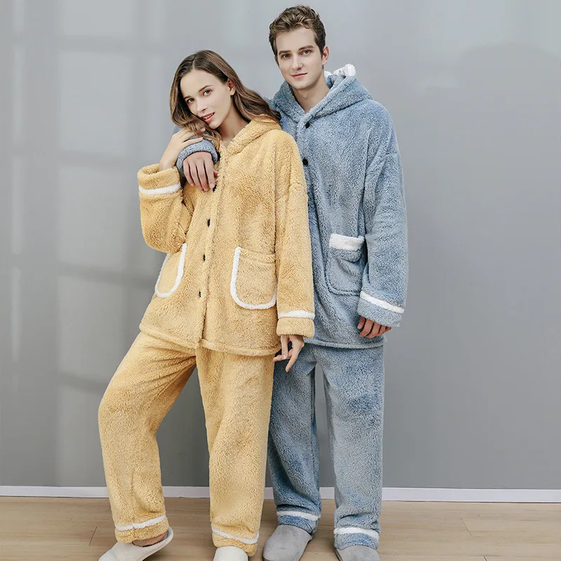 Women Pajama Sets Warm Winter Flannel Pijamas Homewear Sleepwear Man Home Clothes Suits Nightwear Pyjamas Home Clothing Sleep
Women Pajama Sets Warm Winter Flannel Pijamas Homewear Sleepwear Man Home Clothes Suits Nightwear Pyjamas Home Clothing Sleep