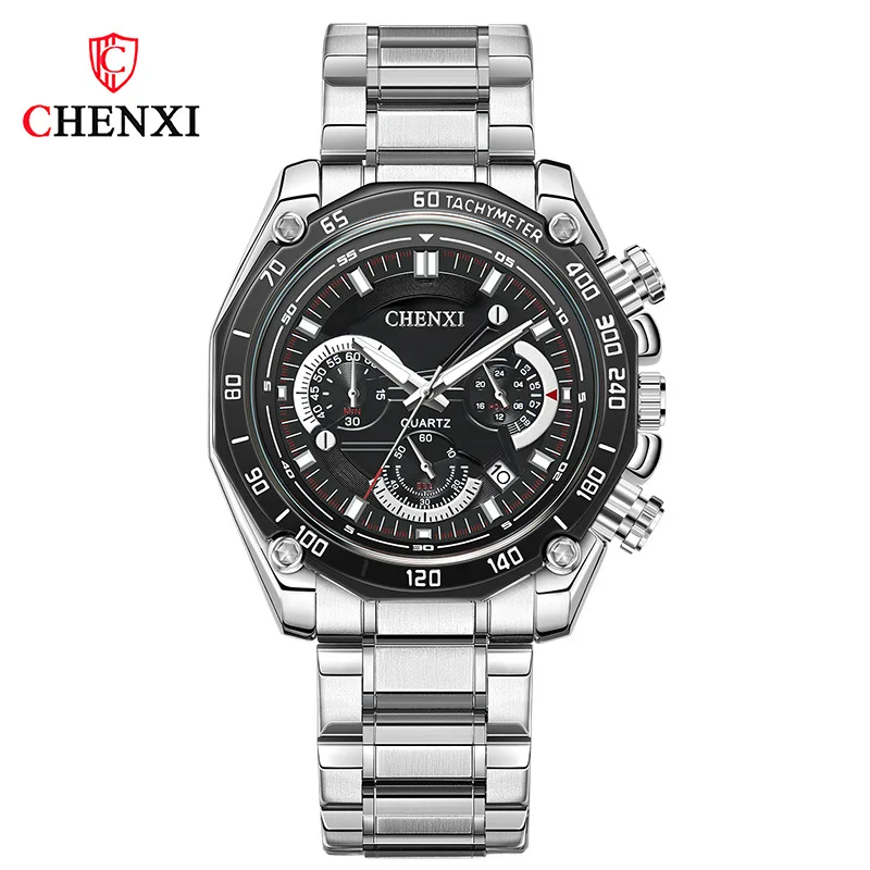 CHENXI Men's Watch Top Luxury Multifunctional Outdoor Military Calendar Stainless Steel Band Quartz Waterproof Relogio Masculino 
CHENXI Men's Watch Top Luxury Multifunctional Outdoor Military Calendar Stainless Steel Band Quartz Waterproof Relogio Masculino