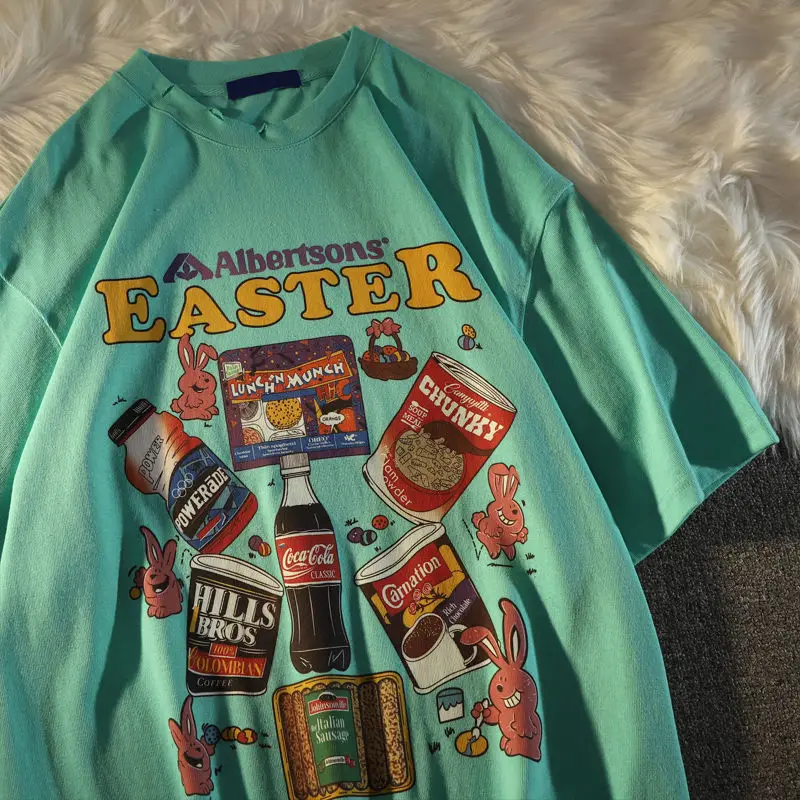 Gothic Punk American Stylish Tee High Street Letter Printed T Shirts Basic Cotton O-neck Summer Tops Vintage Streetwear Tshirts
Gothic Punk American Stylish Tee High Street Letter Printed T Shirts Basic Cotton O-neck Summer Tops Vintage Streetwear Tshirts