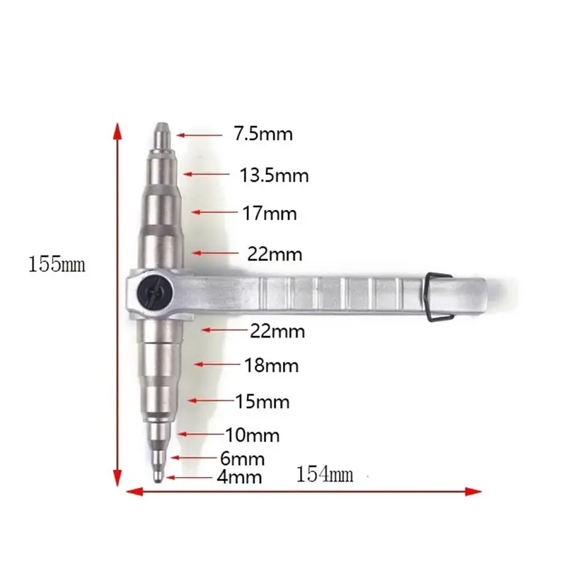 Copper Pipe Tube Expander Manual Expanding Tool Pipe Swaging Tool For Air Conditioner Refrigeration Repair Install
Copper Pipe Tube Expander Manual Expanding Tool Pipe Swaging Tool For Air Conditioner Refrigeration Repair Install