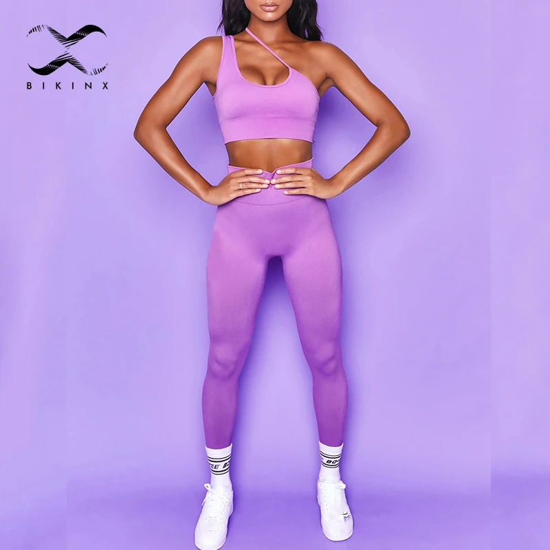 One shoulder gym sport set Sexy playsuit jumpsuits Long pants Yoga Sets 2021 Women Seamless High waist workout clothe 2pcs/set
One shoulder gym sport set Sexy playsuit jumpsuits Long pants Yoga Sets 2021 Women Seamless High waist workout clothe 2pcs/set