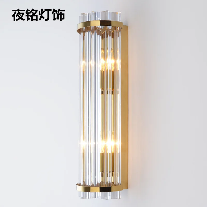 Postmodern crystal wall lamp gold wall sconce lights AC110V 220V fashion luxury lustre living room bedroom light fixtures
Postmodern crystal wall lamp gold wall sconce lights AC110V 220V fashion luxury lustre living room bedroom light fixtures
