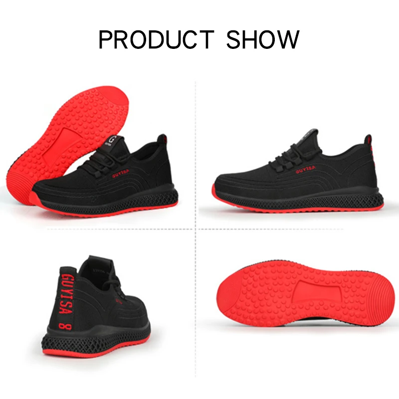 Lightweight Safety Shoes Men Work Boots Steel Toe Shoes Work Sneakers For Men Boots Safety Sneakers Anti-Smash Safety Footwear
Lightweight Safety Shoes Men Work Boots Steel Toe Shoes Work Sneakers For Men Boots Safety Sneakers Anti-Smash Safety Footwear