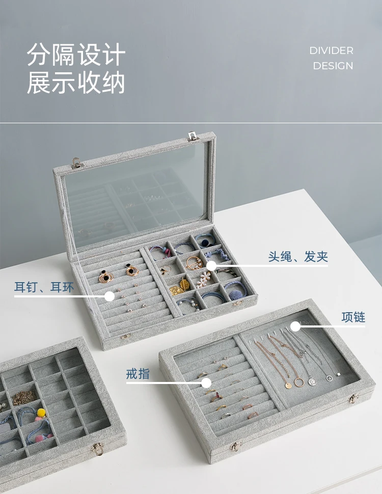 Luxury Nordic With Cover Transparent Women Jewelry Organizer Modern Fashion Storage Box Organizador De Joyas Home Items EC50SN
Luxury Nordic With Cover Transparent Women Jewelry Organizer Modern Fashion Storage Box Organizador De Joyas Home Items EC50SN