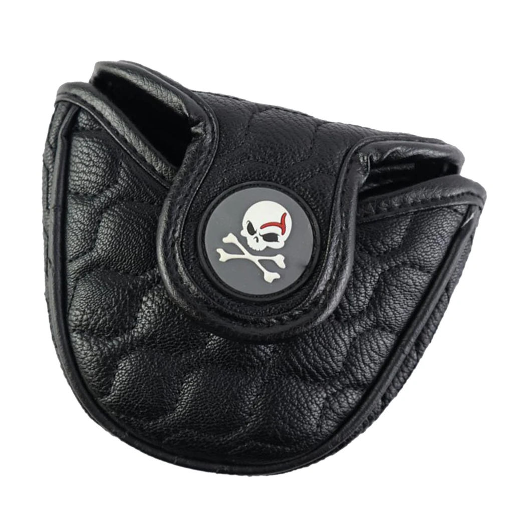 Golf Mallet Head Cover Club Headcover Protector for Center Putter Guards Black 
Golf Mallet Head Cover Club Headcover Protector for Center Putter Guards Black