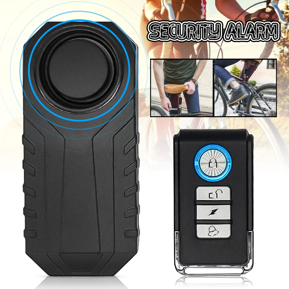 Wireless Motorcycle Bicycle Bike Anti-Theft Vibration Security Alarm Waterproof Super Loud 113dB for Bike Motorcycle Car
Wireless Motorcycle Bicycle Bike Anti-Theft Vibration Security Alarm Waterproof Super Loud 113dB for Bike Motorcycle Car