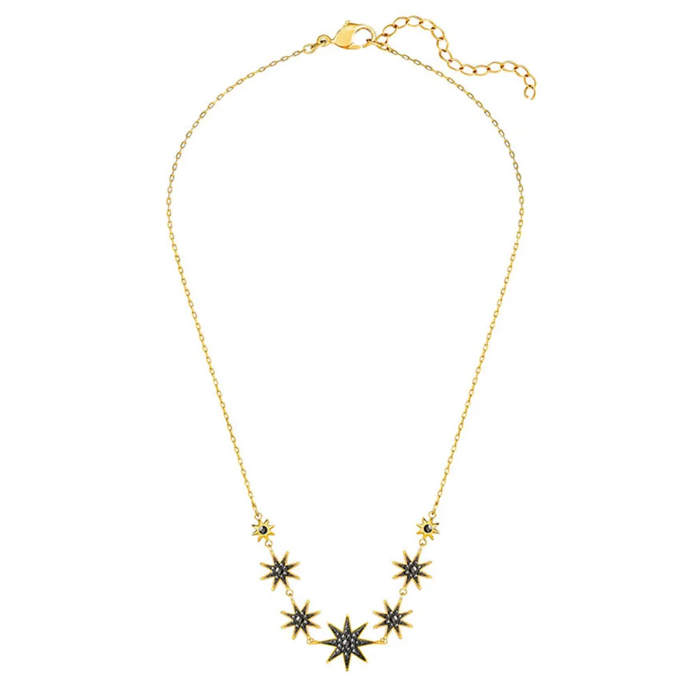 SWA 2019 Fashion New Firework Necklace Lady Shiny Gold Star Pattern Pendant Send Wife Valentine's Day Jewelry Gift
SWA 2019 Fashion New Firework Necklace Lady Shiny Gold Star Pattern Pendant Send Wife Valentine's Day Jewelry Gift