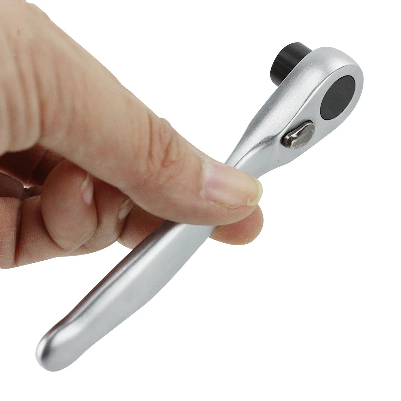 1pc Mini 1/4" Ratchet Socket Wrench Spanner Hex Torque 72 Teeth Auto Quick Release Chromium-vanadium Steel
1pc Mini 1/4" Ratchet Socket Wrench Spanner Hex Torque 72 Teeth Auto Quick Release Chromium-vanadium Steel