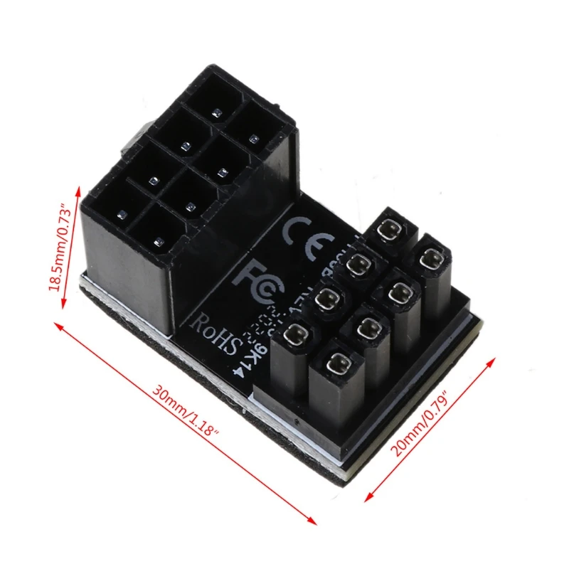 2021 New A TX 8pin Male 180 Degree Angled to 8Pin Female Power Adapter for Graphics cable
2021 New A TX 8pin Male 180 Degree Angled to 8Pin Female Power Adapter for Graphics cable