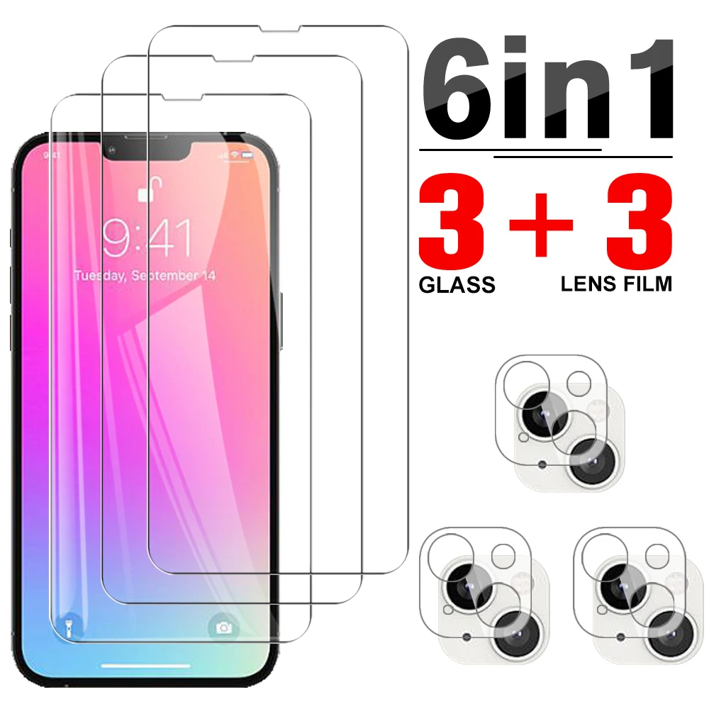 6in1 Tempered Glass For IPhone 13 Pro Max Protective Glass For iphone13 13 mini 13pro max Screen Camera Lens Protection Film
6in1 Tempered Glass For IPhone 13 Pro Max Protective Glass For iphone13 13 mini 13pro max Screen Camera Lens Protection Film
