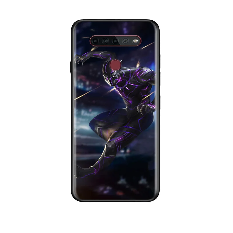 Marvel Super Hero Avengers Black Panther For LG G8 G8S G8X V30 V30S V40 V50 V50S V60 Q60 ThinQ 5G TPU Silicone Black Phone Case
Marvel Super Hero Avengers Black Panther For LG G8 G8S G8X V30 V30S V40 V50 V50S V60 Q60 ThinQ 5G TPU Silicone Black Phone Case