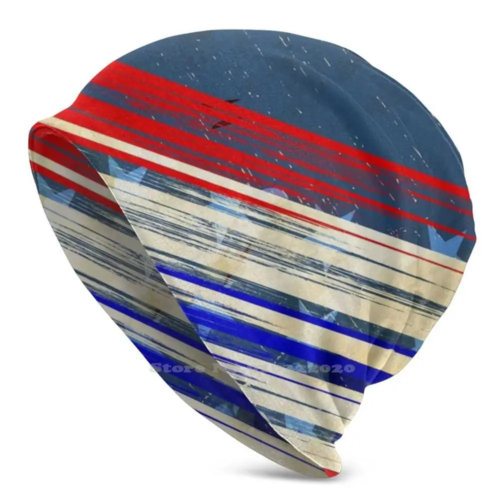 Modern Colorful Patriotic Grunge Red White Blue Stars And Stripes Knitted Beanie Hat Sports Hedging Cap Modern Colorful Grunge
Modern Colorful Patriotic Grunge Red White Blue Stars And Stripes Knitted Beanie Hat Sports Hedging Cap Modern Colorful Grunge