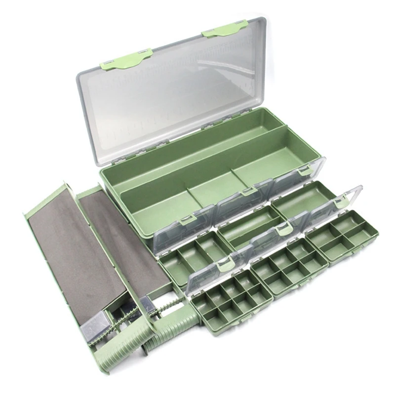 Carp Sea Fishing Coarse Tackle Box Complete Boxes System PP perfect for Hooks Swivels Beads Spinners Tackle
Carp Sea Fishing Coarse Tackle Box Complete Boxes System PP perfect for Hooks Swivels Beads Spinners Tackle