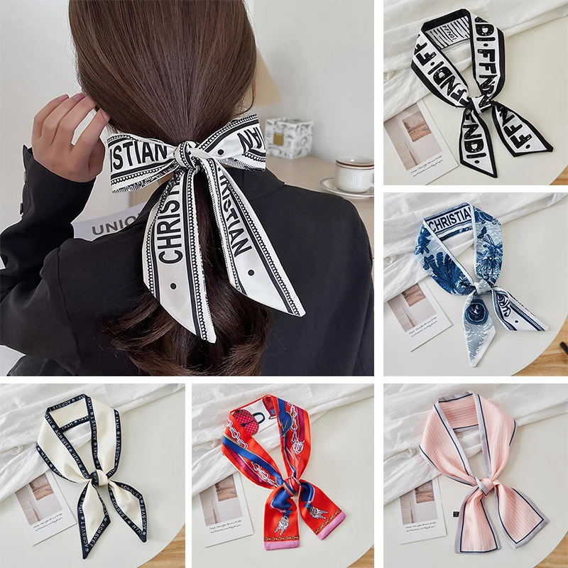 Length 90cm Hair accessories Bandana scarf Polyester Headband Fiber Atmosphere Fashion Sweet Temperament Long Women's Hair band
Length 90cm Hair accessories Bandana scarf Polyester Headband Fiber Atmosphere Fashion Sweet Temperament Long Women's Hair band