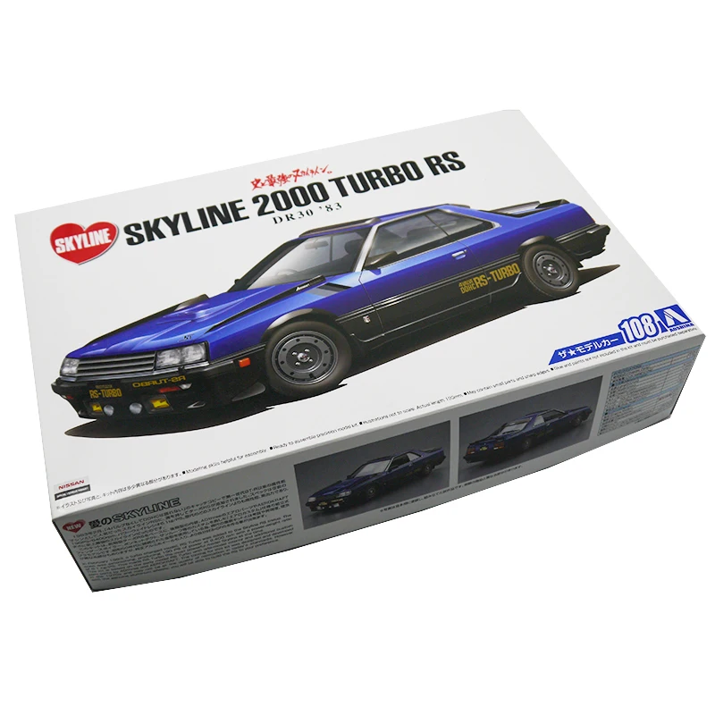 1/24 AOSHIMA plastic assembly car model NISSAN DR30 Custom 1983 car model DIY assembly kit #05711
1/24 AOSHIMA plastic assembly car model NISSAN DR30 Custom 1983 car model DIY assembly kit #05711