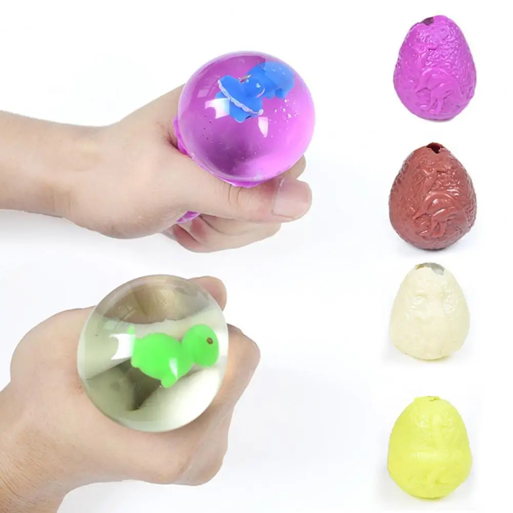 

TPR Soft Dinosaur Egg Anti-Stress Pressure Relief Decompression Vent Kids Toy
