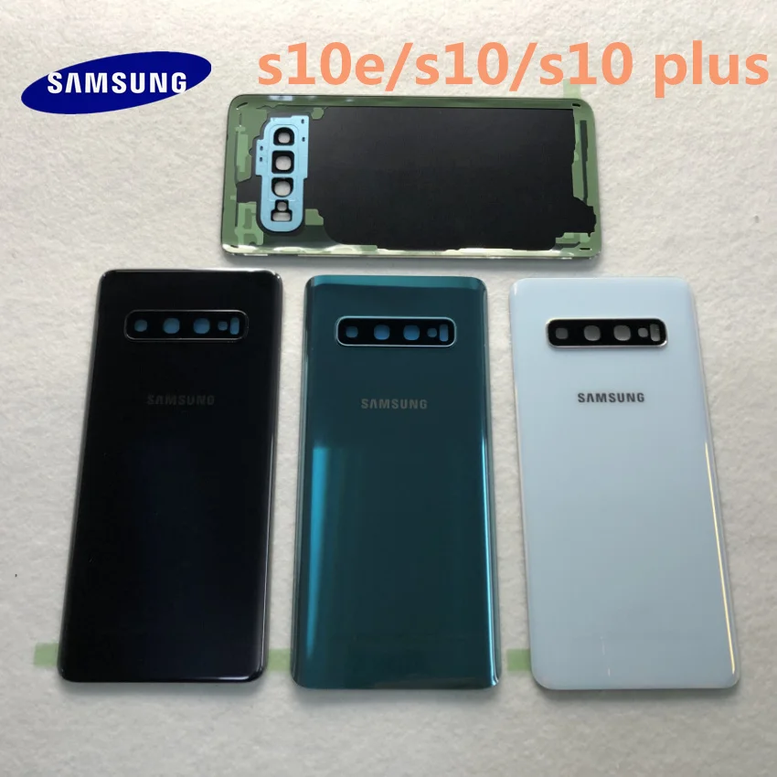 Original Samsung Galaxy S10 S10E S10+plus Battery Back Cover Door Housing Replacement Repair Parts + ear Camera Glass Lens Frame
Original Samsung Galaxy S10 S10E S10+plus Battery Back Cover Door Housing Replacement Repair Parts + ear Camera Glass Lens Frame