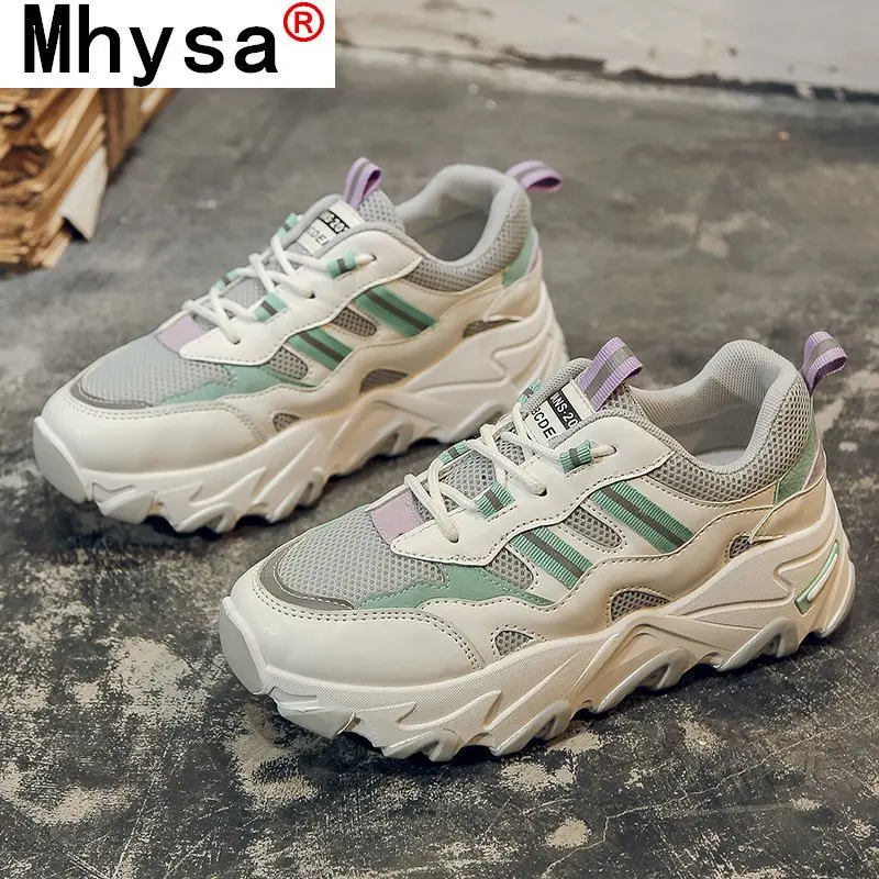 2021 Autumn Women's Shoes Comfortable Breathable Mesh Casual Shoes Woman Lace-up Color Matching Non-slip Wear-resistant Sneakers
2021 Autumn Women's Shoes Comfortable Breathable Mesh Casual Shoes Woman Lace-up Color Matching Non-slip Wear-resistant Sneakers
