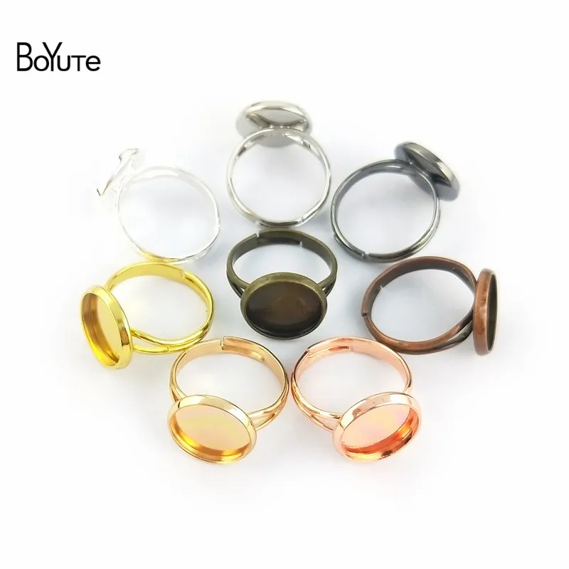 BoYuTe (40 Pieces/Lot) Fit 10MM 12MM 14MM 16MM 18MM 20MM Cabochon Ring Blanks Diy Adjustable Ring Base Jewelry Accessories
BoYuTe (40 Pieces/Lot) Fit 10MM 12MM 14MM 16MM 18MM 20MM Cabochon Ring Blanks Diy Adjustable Ring Base Jewelry Accessories