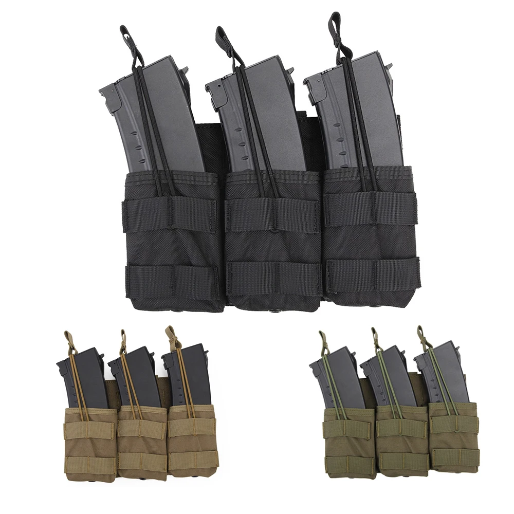 1000D Tactical Magazine Pouch Triple Molle Bag Drop Utility Pouches Military Waist Bag Paintball Airsoft Rifle Hunting Bag
1000D Tactical Magazine Pouch Triple Molle Bag Drop Utility Pouches Military Waist Bag Paintball Airsoft Rifle Hunting Bag