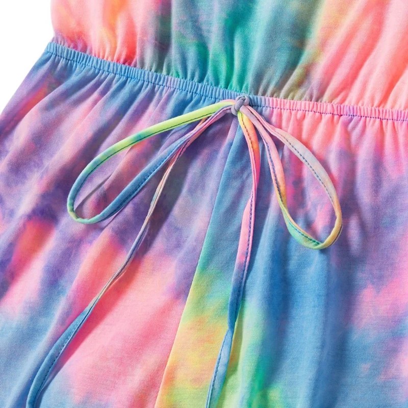 Summer Family Matching Outfits Tie Dye Printing Parent Child Color Suspender Waist Jumpsuit Mother Daughter Baby Clothes
Summer Family Matching Outfits Tie Dye Printing Parent Child Color Suspender Waist Jumpsuit Mother Daughter Baby Clothes