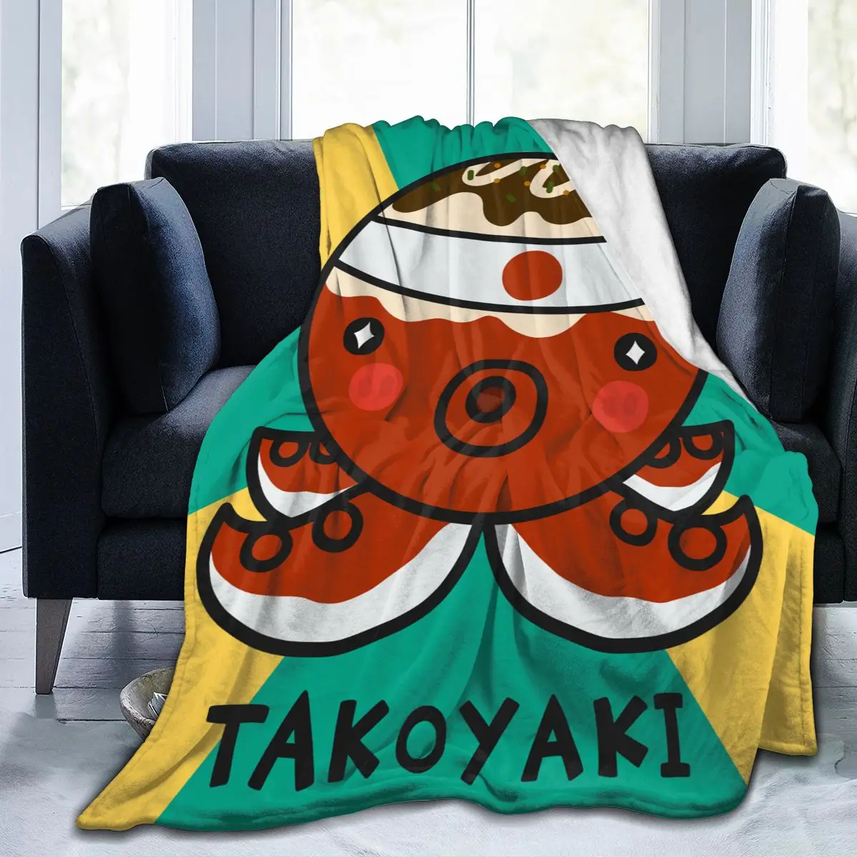 Мягкое теплое фланелевое одеяло, мультяшная Японская еда, такояки, осьминог, переносное зимнее тонкое покрывало для кровати, дивана
Мягкое теплое фланелевое одеяло, мультяшная Японская еда, такояки, осьминог, переносное зимнее тонкое покрывало для кровати, дивана