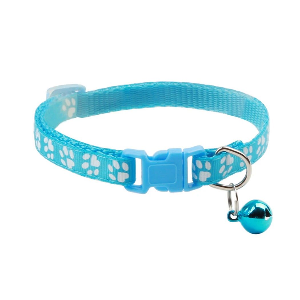 Adjustable Dog Collar Buckle Collar Bell For Cat Dog Teddy Bomei Dog Footprint Fashion Collar Leads Cat Accessories Animal Goods
Adjustable Dog Collar Buckle Collar Bell For Cat Dog Teddy Bomei Dog Footprint Fashion Collar Leads Cat Accessories Animal Goods