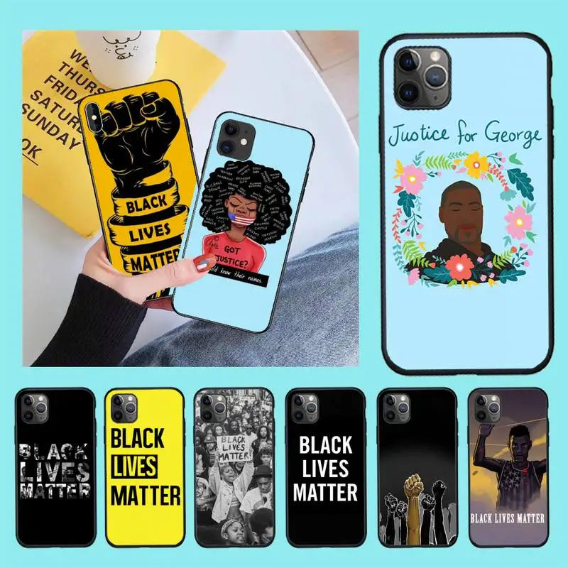 CUTEWANAN Black Lives Matter BLM DIY Luxury Phone Case for iPhone 11 pro XS MAX 8 7 6 6S Plus X 5S SE 2020 XR case
CUTEWANAN Black Lives Matter BLM DIY Luxury Phone Case for iPhone 11 pro XS MAX 8 7 6 6S Plus X 5S SE 2020 XR case