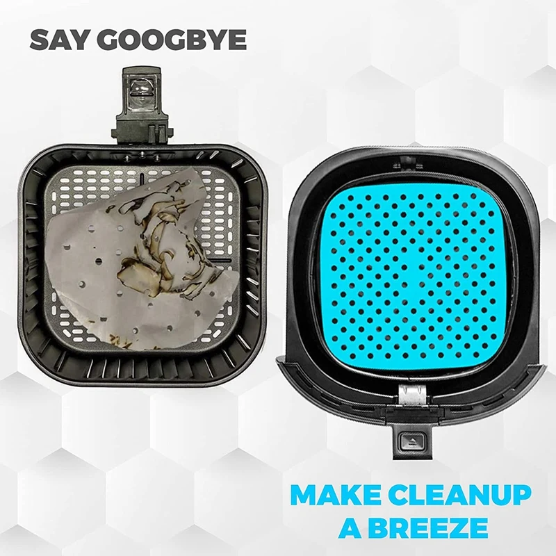 Air Fryer Liners-8.5 Inch, Non-Stick Air Fryer Silicone Mat,Reusable Air Fryer Mats,Counter Heat Resistant and Microwave
Air Fryer Liners-8.5 Inch, Non-Stick Air Fryer Silicone Mat,Reusable Air Fryer Mats,Counter Heat Resistant and Microwave