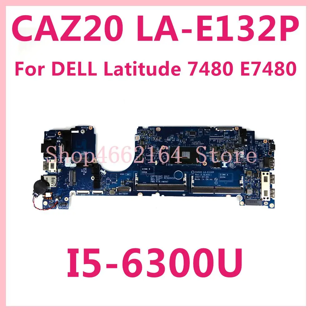 Материнская плата CN 0MP2YX 0YF9VM I5-6300U для ноутбука DELL Latitude 7480, E7480, CAZ20 LA-E132P, 100% протестированная, исправная
Материнская плата CN 0MP2YX 0YF9VM I5-6300U для ноутбука DELL Latitude 7480, E7480, CAZ20 LA-E132P, 100% протестированная, исправная