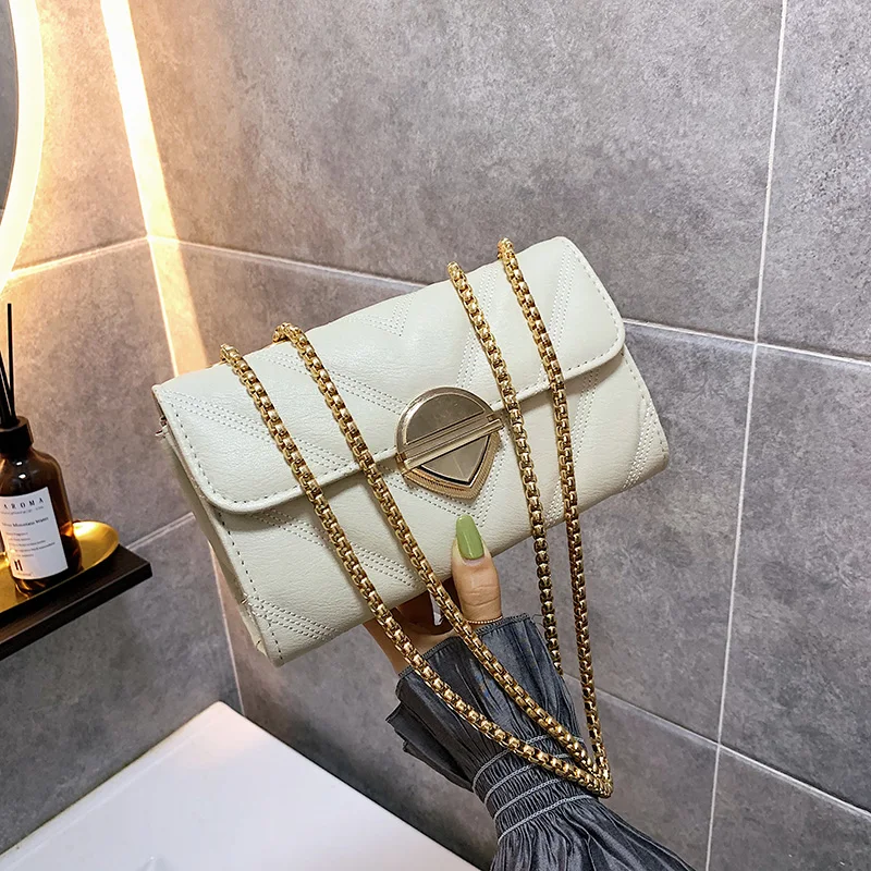 New Woman Shoulder Bag Fashionable Simple Chain Messenger Bag High Quality Luxury Designer Handbag 2021 New Female Underarm Bag
New Woman Shoulder Bag Fashionable Simple Chain Messenger Bag High Quality Luxury Designer Handbag 2021 New Female Underarm Bag