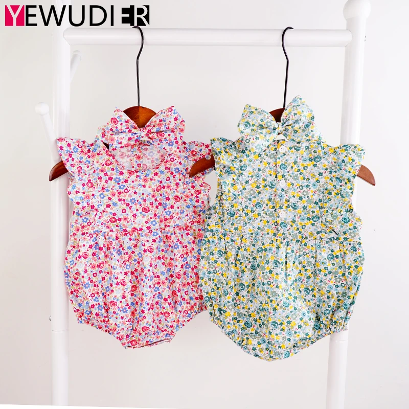 Summer Baby Girl Romper Clothes Cute Small Floral Outfit Newborn Sweet Fly Sleeve Jumpsuit Infant Playsuit Cute Bowknot Headband
Summer Baby Girl Romper Clothes Cute Small Floral Outfit Newborn Sweet Fly Sleeve Jumpsuit Infant Playsuit Cute Bowknot Headband