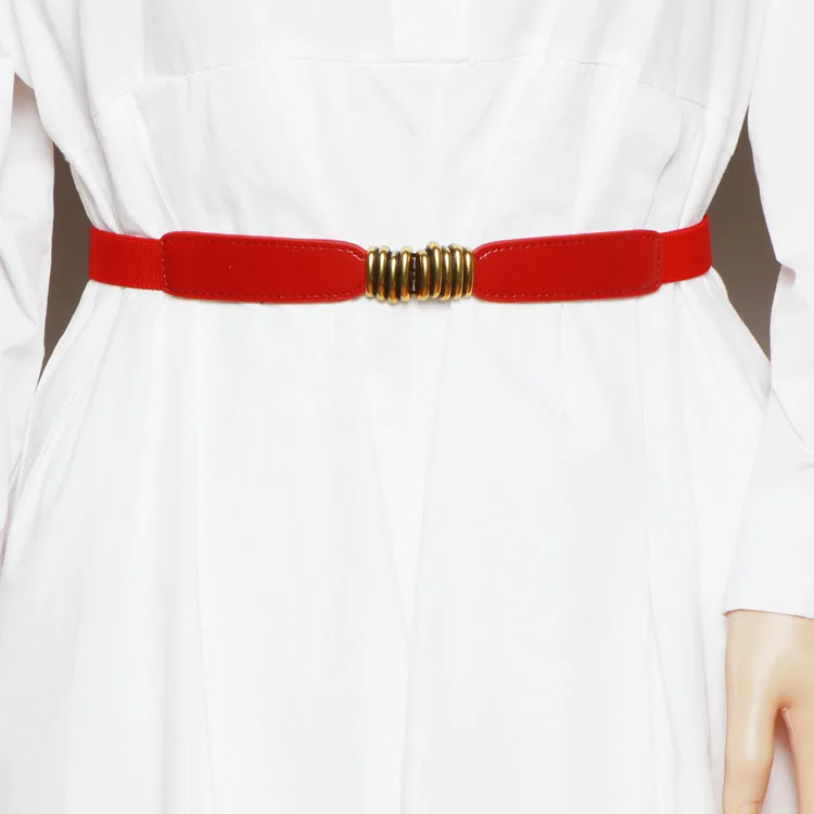 Loose Belt Lady Waist Seal Korean Version of the Skirt Decorative Belt Fashion Elastic Fine Pair Buckle Black rotating belt
Loose Belt Lady Waist Seal Korean Version of the Skirt Decorative Belt Fashion Elastic Fine Pair Buckle Black rotating belt
