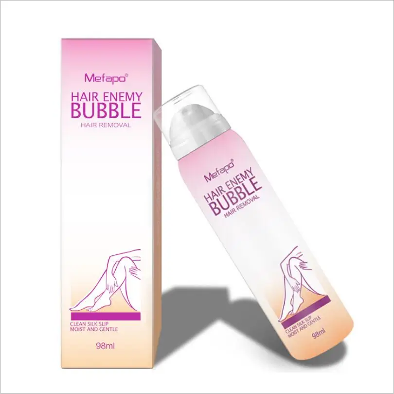 MEFAPO Painless Spray Cream Depilatory Bubble Wax Body Bikini Legs Facial Hair Remover Foam Mousse in Spray Bottle T1545
MEFAPO Painless Spray Cream Depilatory Bubble Wax Body Bikini Legs Facial Hair Remover Foam Mousse in Spray Bottle T1545